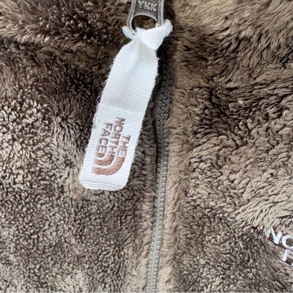 The North Face Women’s M Osito Expedition Full Zip Fleece Jacket Taupe Brown - Picture 5 of 6